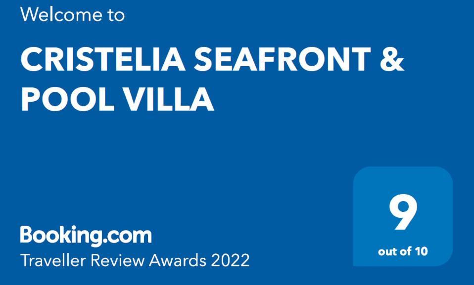 Cristelia Seafront & Pool Villa Lakhania Exterior foto